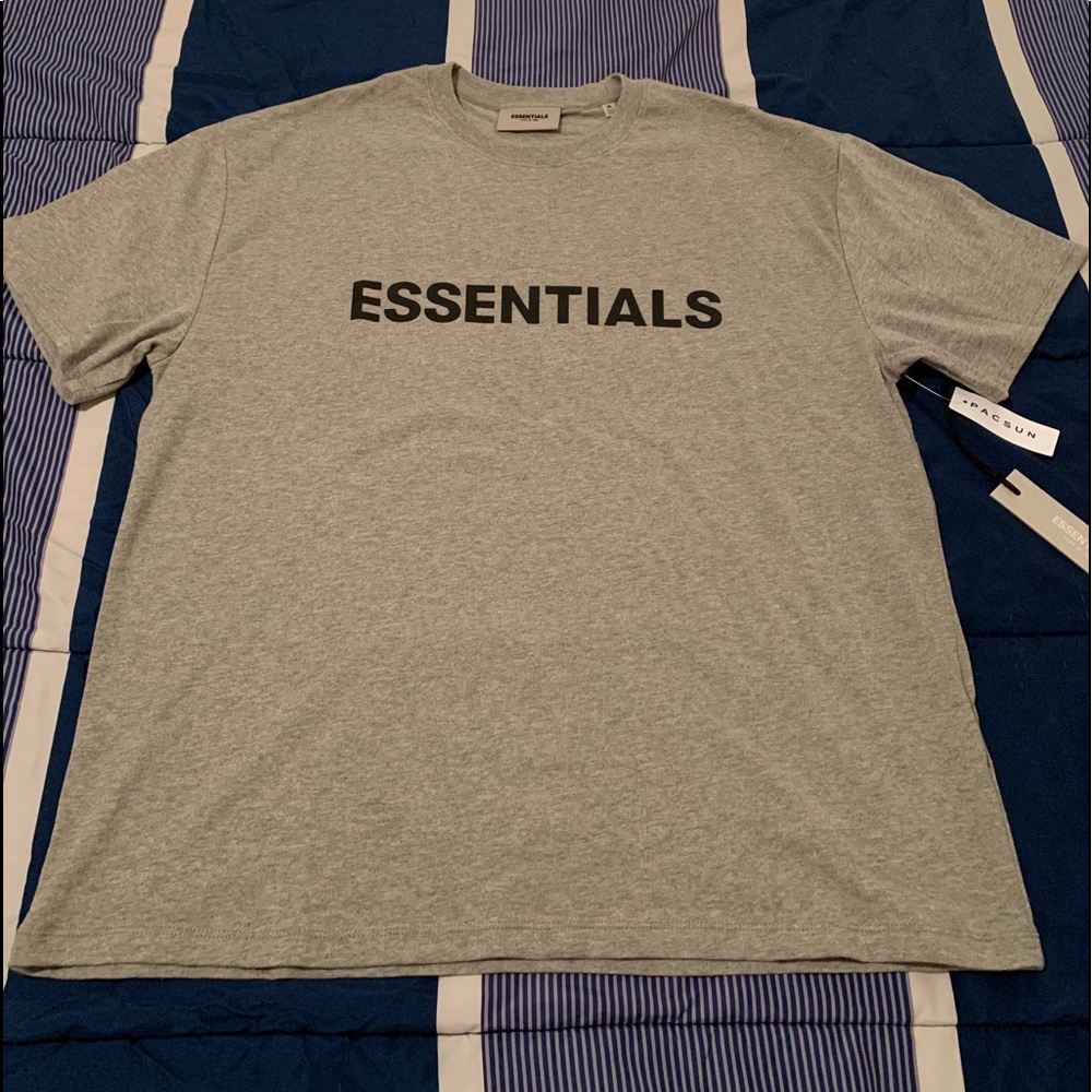 Fear of God Essentials Oatmeal T-shirt